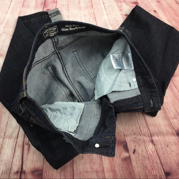 🌸Levi’s Signature Mid Rise Slim Boyfriend Jean Size 8x25” - Picture 8 of 10